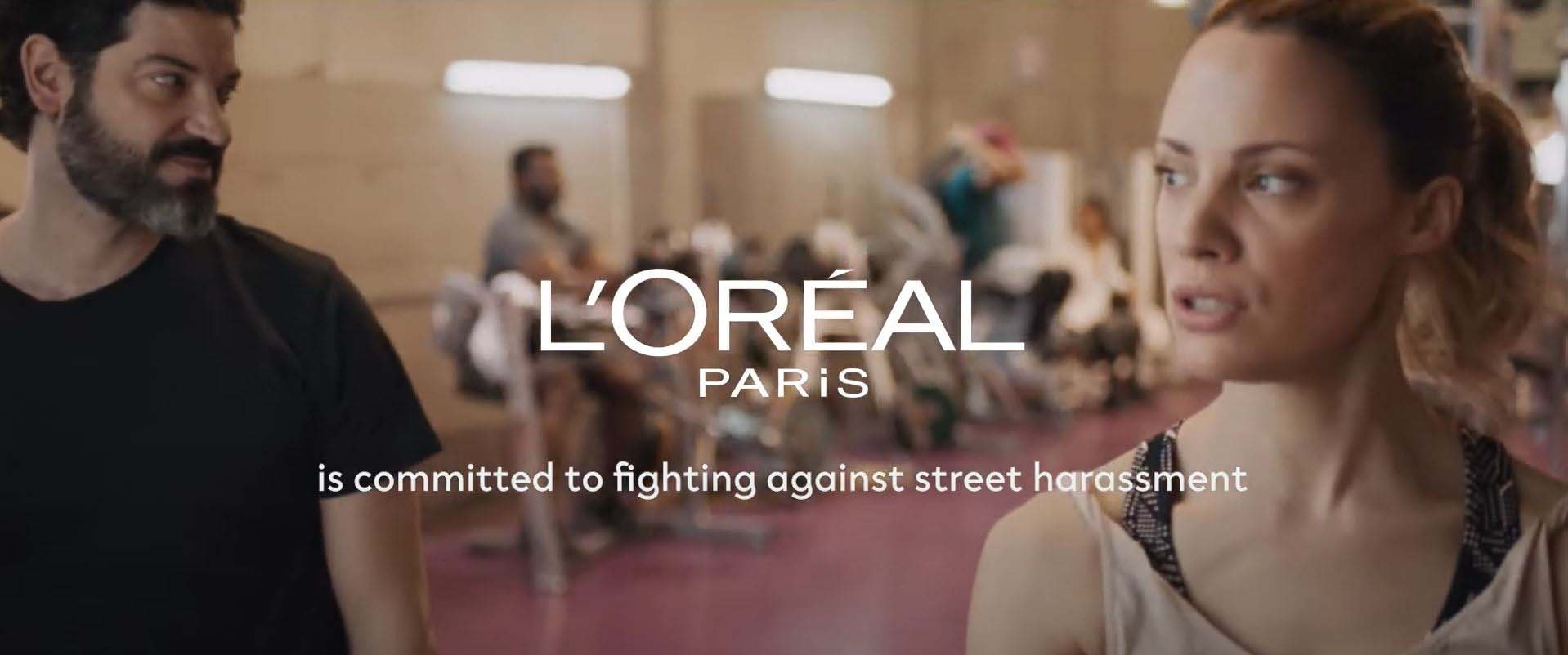 l'oréal paris is committed to stand up against street harassment