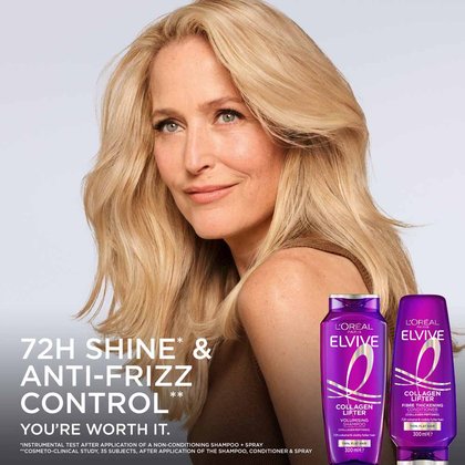 Collagen Lifter Conditioner create fibre body for an instant volume lift from roots to tips.
