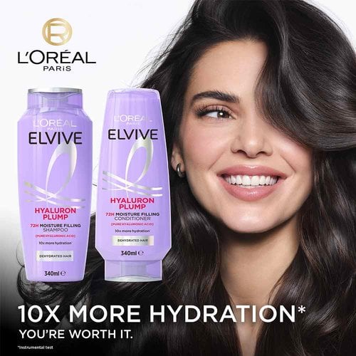 Get 10x more hydration* with L'Oreal Paris Hyaluron Plump range.