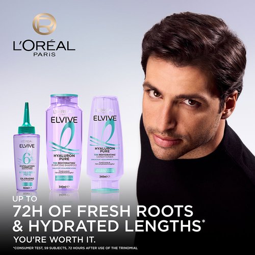 Elvive Hyaluron Pure Shampoo Main Claim
