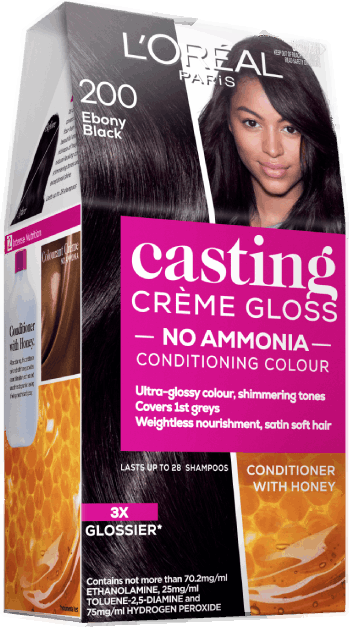 Casting Creme Gloss Semi-Permanent Hair Colour 200 Ebony Black | L'Oreal  Paris® Australia & NZ