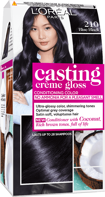 Casting Creme Gloss Semi Permanent Hair Colour 210 Blue Black