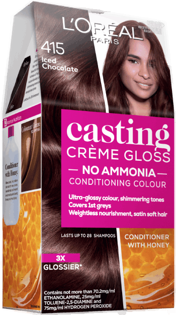 Casting Creme Gloss Semi-Permanent Hair Colour - 415 Iced Chocolate |  L'Oreal Paris® Australia & NZ