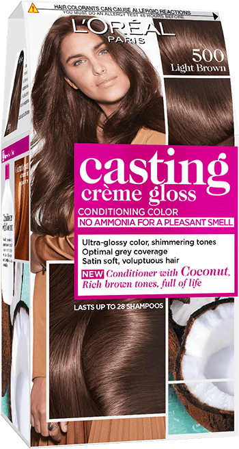 Casting Creme Gloss Semi-Permanent Hair Colour - 500 Medium Brown | L'Oreal  Paris® Australia & NZ
