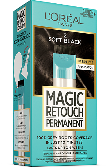 Magic Retouch Permanent Root Touch Up Dye Kit - 2 Black