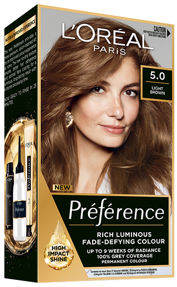 L’Oréal Paris Préférence Hair Colour - 5 Light Brown shade