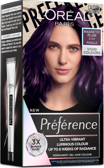 Préférence Vivids  Magnetic Plum Purple Hair Dye | L'Oréal Paris®  Australia & NZ