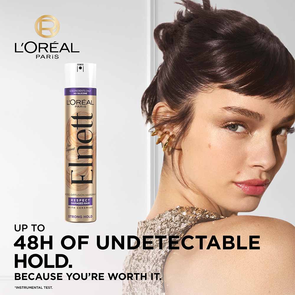 Elnett Damaged Hair Ceremide Hairspray 1