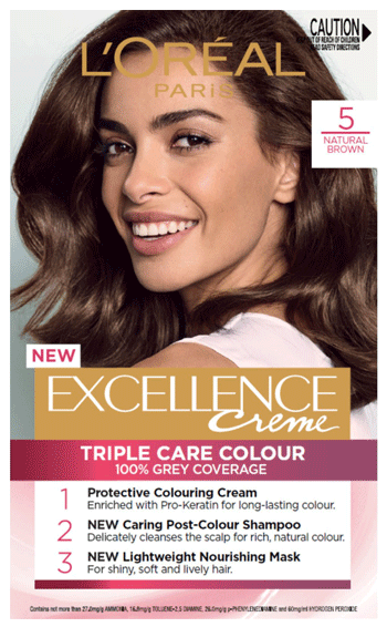 What is the difference between preference and excellence hair color Excellence Creme 5 Natural Brown L Oreal Paris Australia Nz