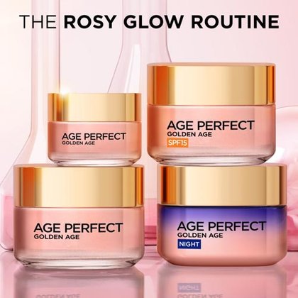 golden age rosy eye cream with opened cover