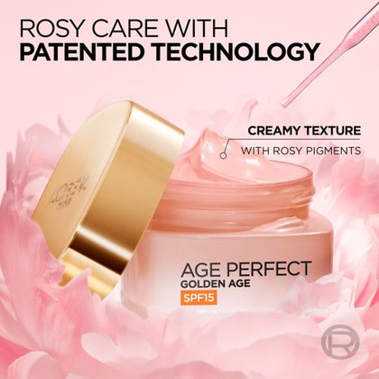 Age Perfect Golden Age Rosy Eye Cream front tilted packshot