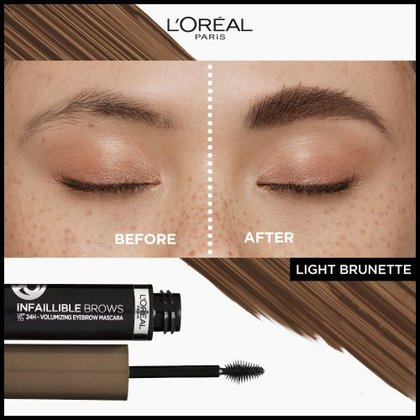 Website Infailliblebrowmascara Eu Before After Lightbrunette