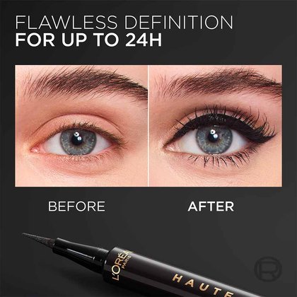 20252504 Oap Haute Precision Liquid Eyeliner Noir Silk Before After ATF03 Na Dmi Ecomm Img 2000x2000