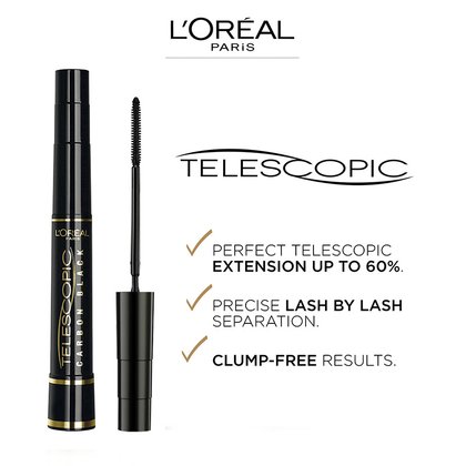 Loreal Paris Telescopic BlackMascara 02Benefits