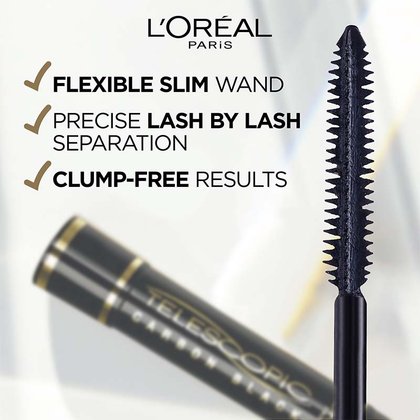 Loreal Paris Telescopic BlackMascara 03Features