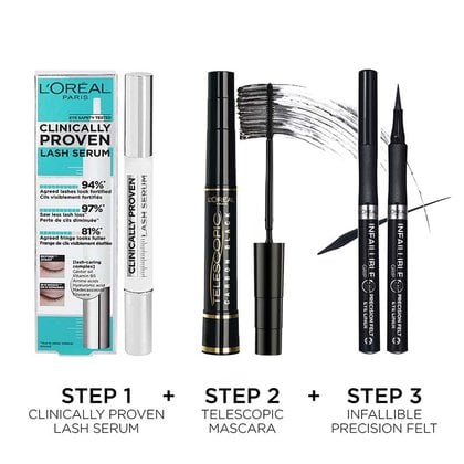 Loreal Paris Telescopic BlackMascara 06Routine