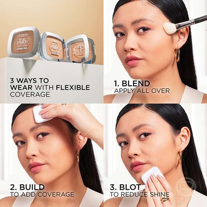 True match cream powder 3 ways to wear with flexible coverage