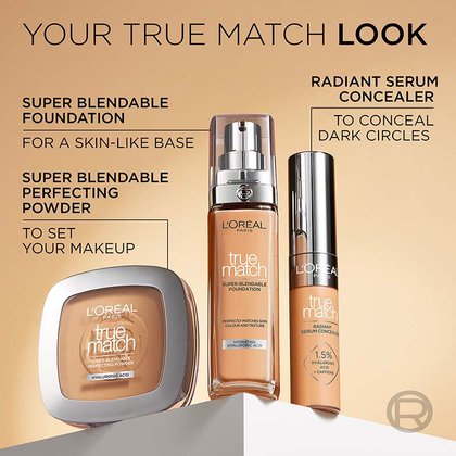 True match cream powder your true match look