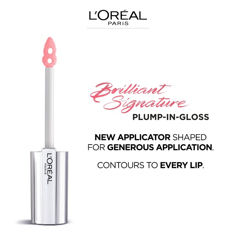 Brilliant Signature Lip Plumping Gloss 402 Soar L'Oréal Paris