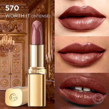 Color Riche Satin Lipstick 570 Worth It Intense