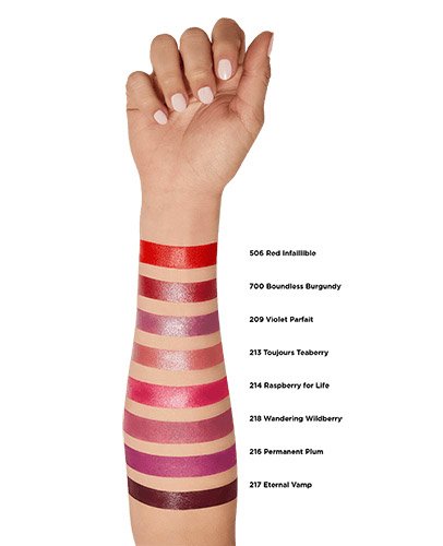 Lipstick 213 Purple Infaillible 24h Arm Swatch