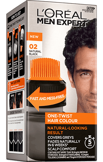 L'Oréal Paris One Twist Men's Hair Colour Natural Black