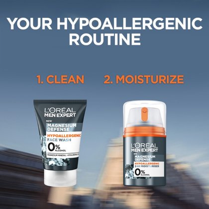 L'Oreal Paris Men Expert Magnesium Defence Face Cleanser 100ml