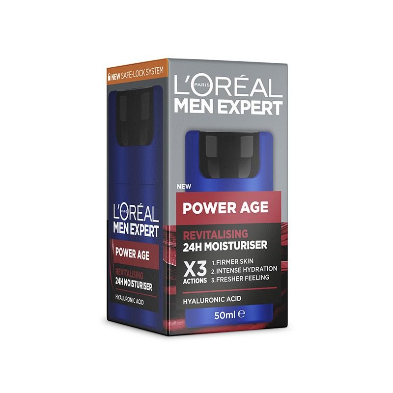 Men's Hyaluronic Acid Moisturiser Power Age L'Oréal Paris®