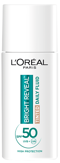 L’Oréal Paris Bright Reveal Tinted Daily Fluid SPF 50 light