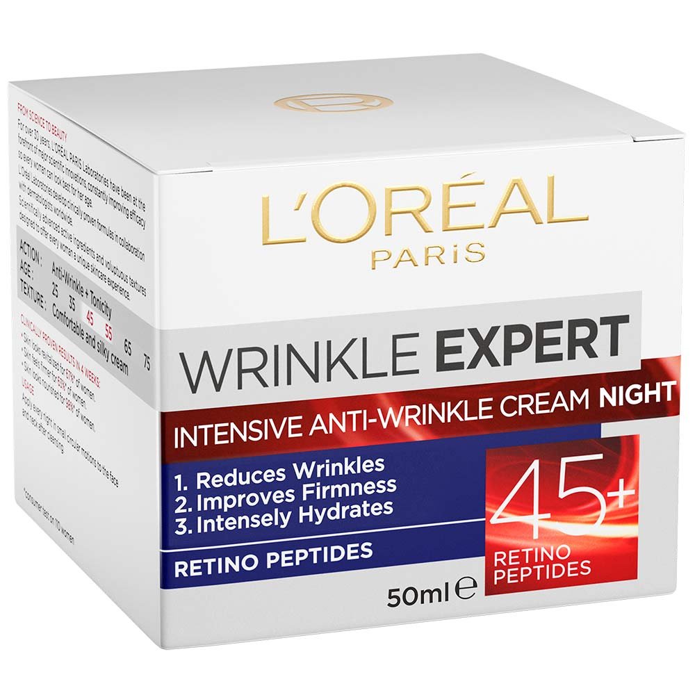 Wrinkle Expert Intensive AntiWrinkle Night Cream 45+ L'Oréal Paris
