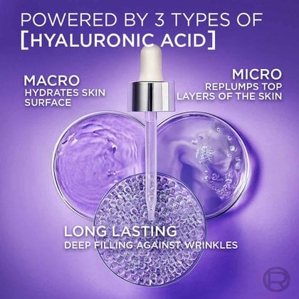 Revitalift Filler HA Serum - powered by 3 types of Hyaluronic Acid