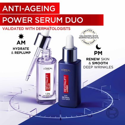 Revitalift Filler HA and Laser Retinol Serum