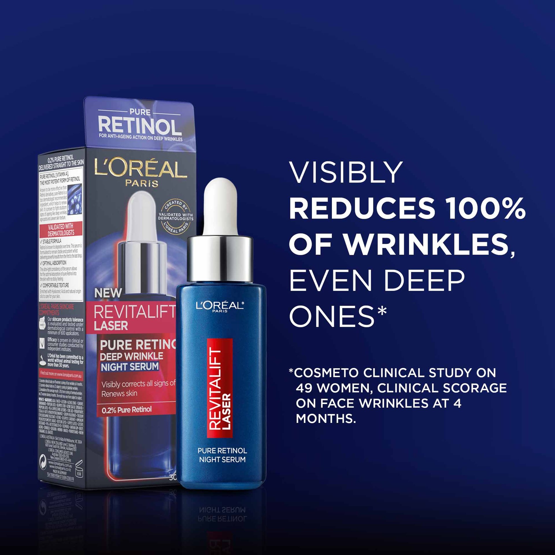 Revitalift Laser X3 Pure Retinol Serum L Oreal Paris Australia NZ