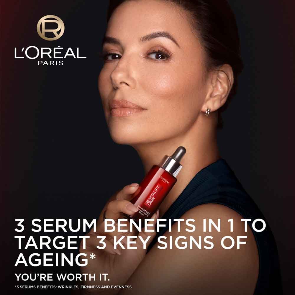 Target 3 signs of ageing with Tri-Peptide Serum